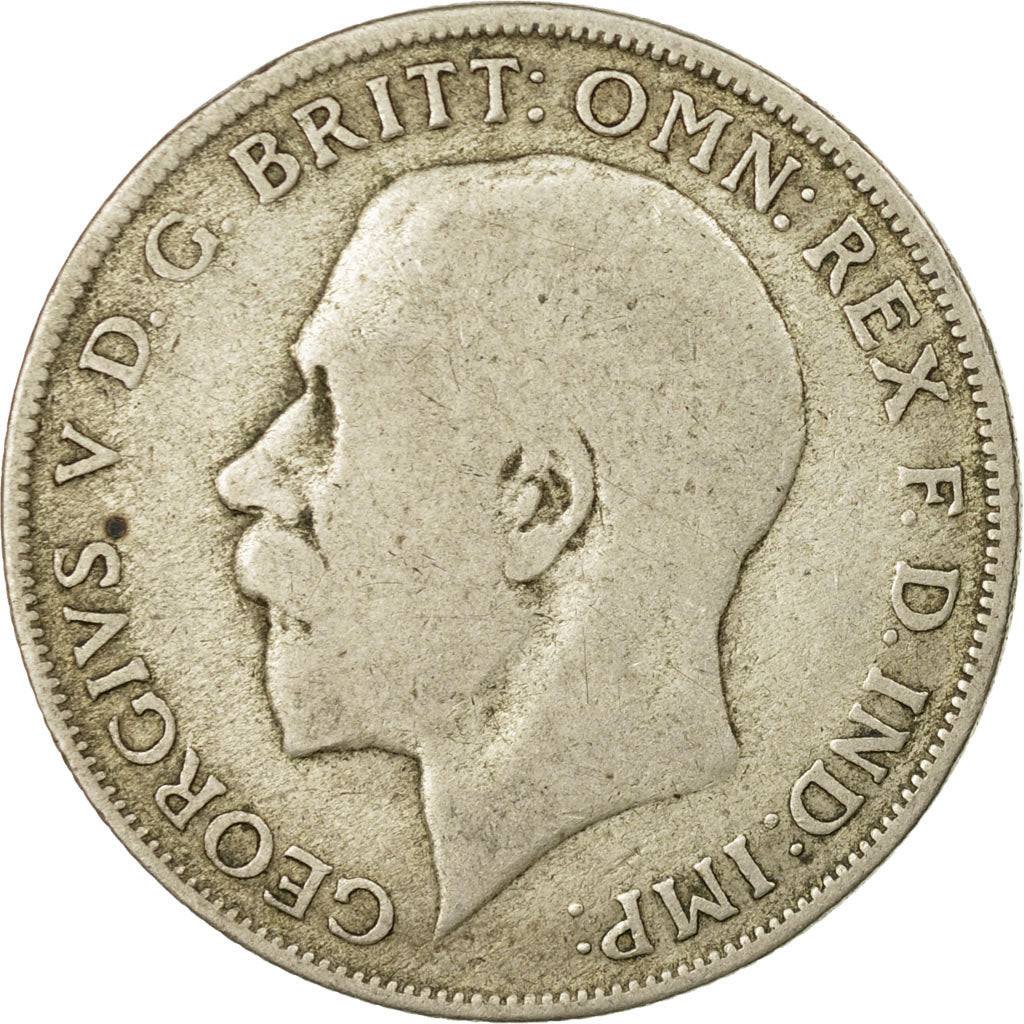 Coin, Great Britain, George V, Florin, Two Shillings, 1921, EF(40-45), Silver
