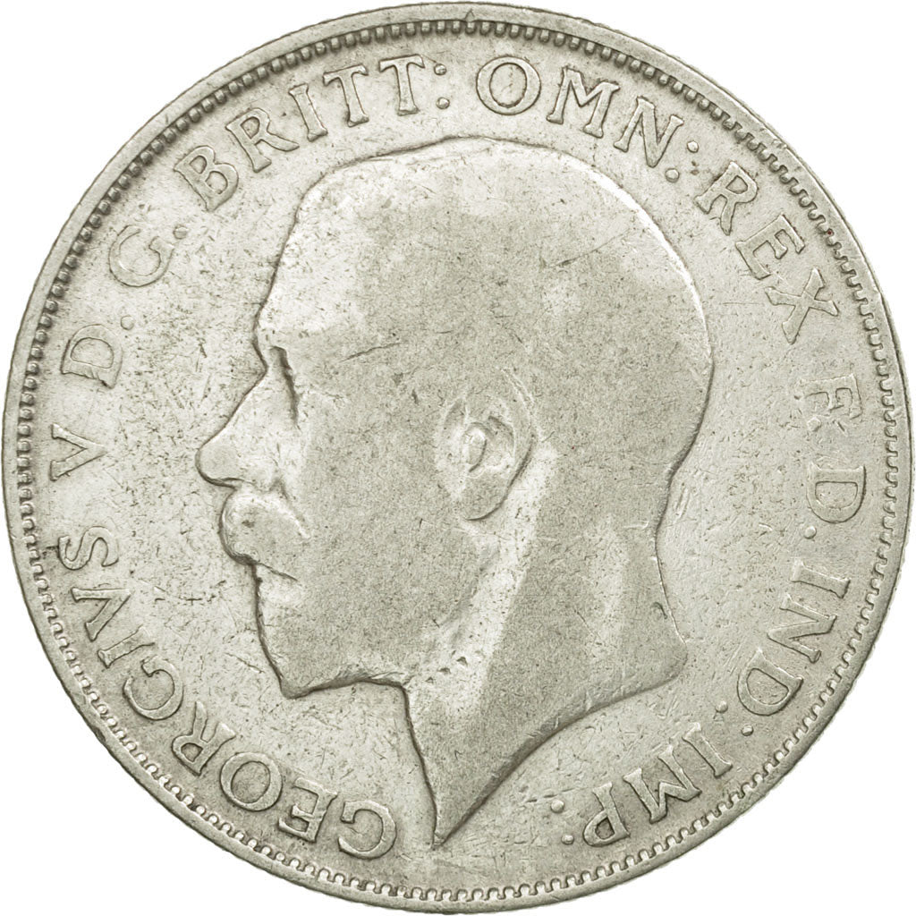 Coin, Great Britain, George V, Florin, Two Shillings, 1924, EF(40-45), Silver