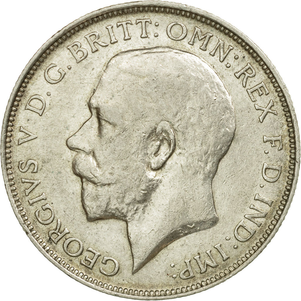Coin, Great Britain, George V, Florin, Two Shillings, 1913, EF(40-45), Silver