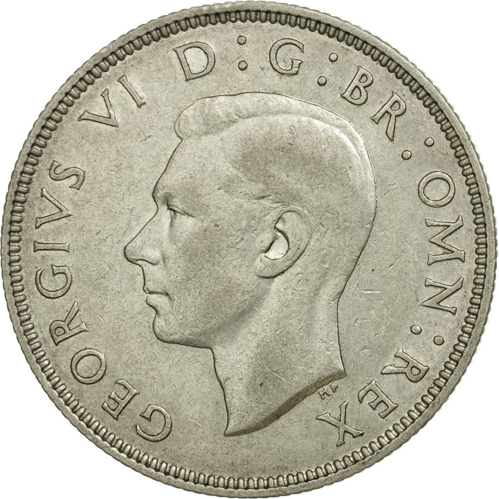 Coin, Great Britain, George VI, Florin, Two Shillings, 1939, EF(40-45), Silver