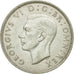Coin, Great Britain, George VI, Florin, Two Shillings, 1944, AU(55-58), Silver
