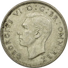 Coin, Great Britain, George VI, Florin, Two Shillings, 1945, EF(40-45), Silver