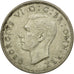 Coin, Great Britain, George VI, Florin, Two Shillings, 1945, EF(40-45), Silver