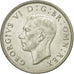 Coin, Great Britain, George VI, Florin, Two Shillings, 1945, AU(55-58), Silver