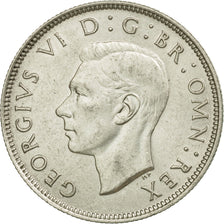 Coin, Great Britain, George VI, Florin, Two Shillings, 1946, AU(55-58), Silver
