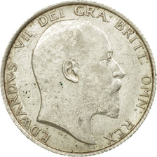 Coin, Great Britain, Edward VII, Shilling, 1902, EF(40-45), Silver, KM:800