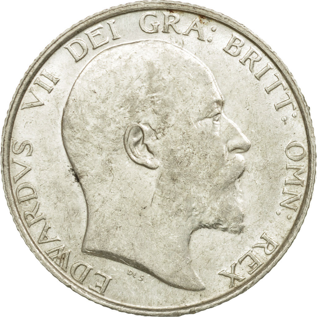 Coin, Great Britain, Edward VII, Shilling, 1903, EF(40-45), Silver, KM:800