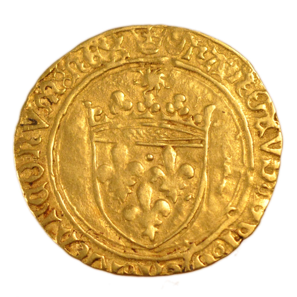 FRANCE, Ecu d'or, La Rochelle, EF(40-45), Gold, Duplessy #575, 3.50
