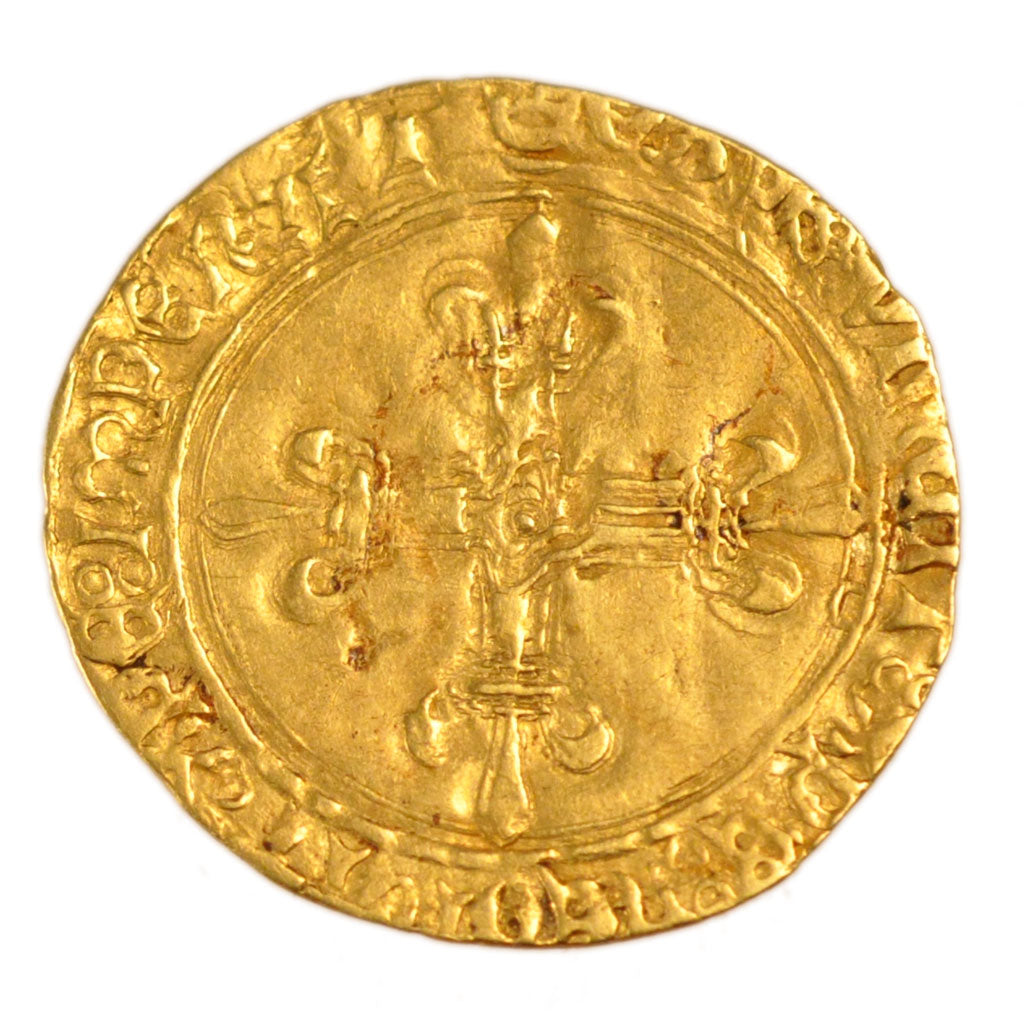 FRANCE, Ecu d'or, La Rochelle, EF(40-45), Gold, Duplessy #575, 3.50
