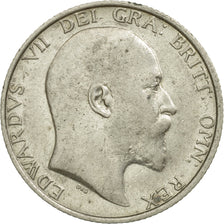 Coin, Great Britain, Edward VII, Shilling, 1906, EF(40-45), Silver, KM:800