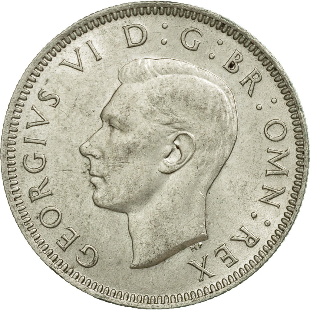 Coin, Great Britain, George VI, Shilling, 1943, EF(40-45), Silver, KM:854