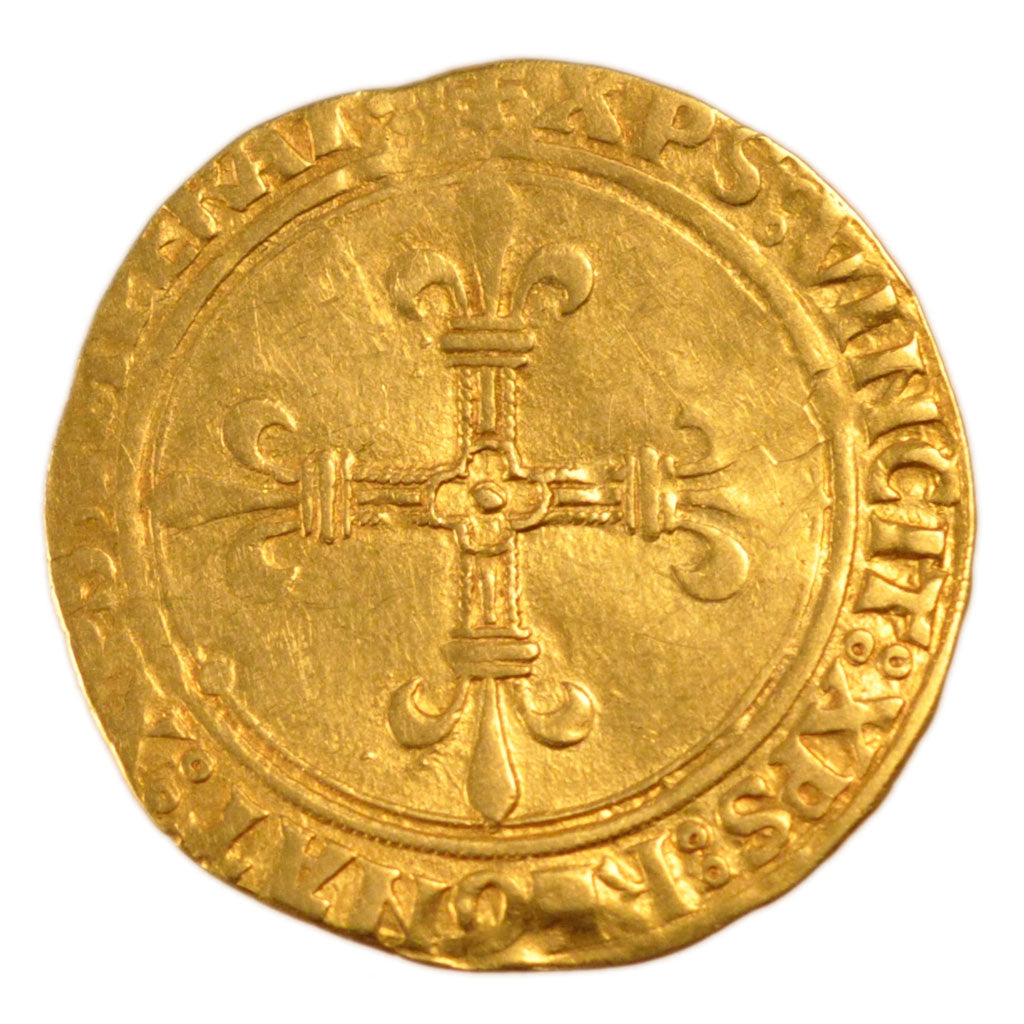 FRANCE, Ecu d'or, Saint Lô, EF(40-45), Gold, Duplessy #647, 3.40