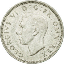 Coin, Great Britain, George VI, Shilling, 1942, EF(40-45), Silver, KM:854