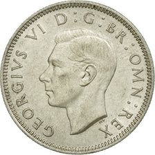 Coin, Great Britain, George VI, Shilling, 1945, EF(40-45), Silver, KM:854