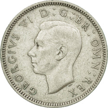 Coin, Great Britain, George VI, Shilling, 1942, EF(40-45), Silver, KM:854