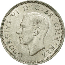 Coin, Great Britain, George VI, Shilling, 1941, EF(40-45), Silver, KM:854
