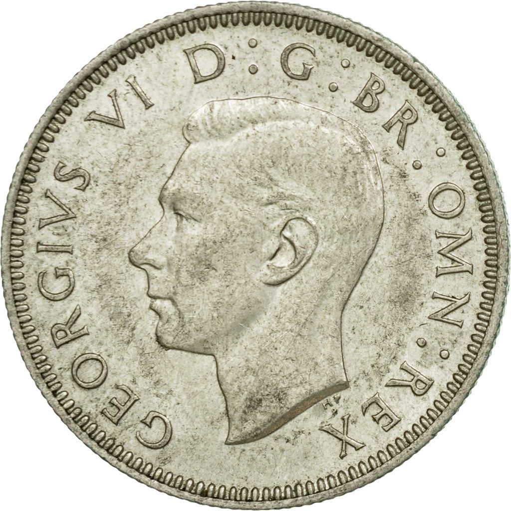Coin, Great Britain, George VI, Shilling, 1943, EF(40-45), Silver, KM:854