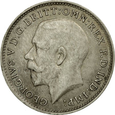 Coin, Great Britain, George V, 3 Pence, 1921, EF(40-45), Silver, KM:813a