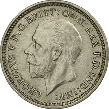 Coin, Great Britain, George V, 3 Pence, 1932, AU(55-58), Silver, KM:831