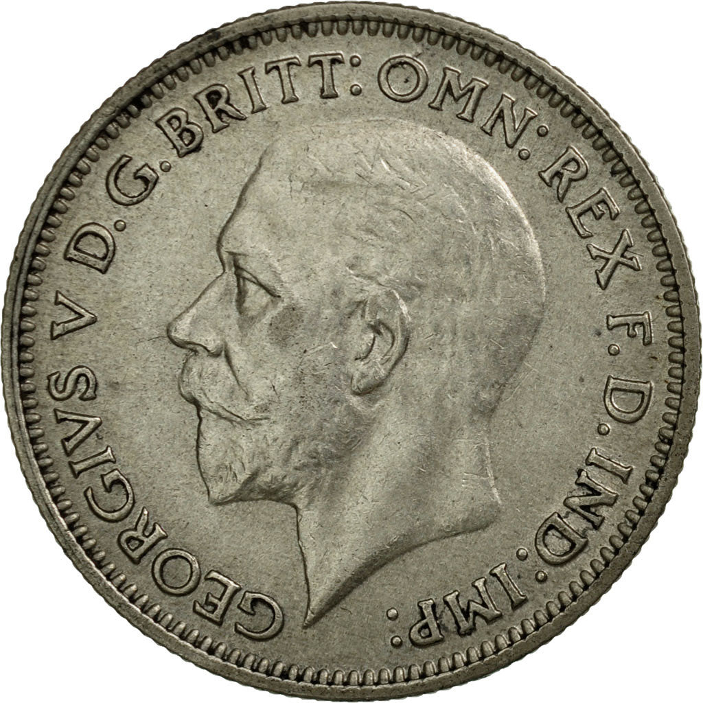 Coin, Great Britain, George V, 6 Pence, 1934, EF(40-45), Silver, KM:832