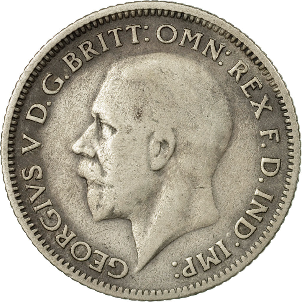 Coin, Great Britain, George V, 6 Pence, 1930, EF(40-45), Silver, KM:832