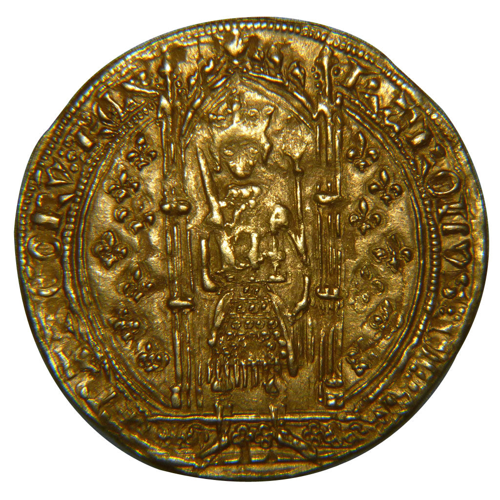 Charles V, Franc à pied or