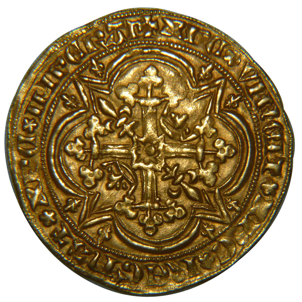 Charles V, Franc à pied or