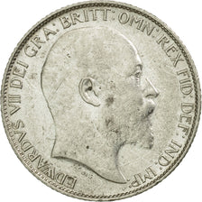 Coin, Great Britain, Edward VII, 6 Pence, 1903, EF(40-45), Silver, KM:799