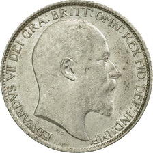 Coin, Great Britain, Edward VII, 6 Pence, 1904, EF(40-45), Silver, KM:799