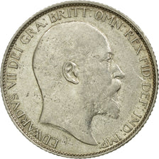 Coin, Great Britain, Edward VII, 6 Pence, 1910, EF(40-45), Silver, KM:799