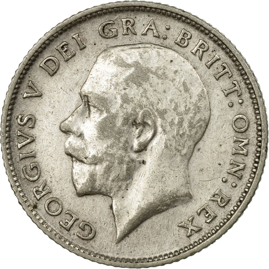 Monnaie, Grande-Bretagne, George V, 6 Pence, 1925, TTB, Argent, KM:815a.1
