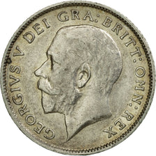 Coin, Great Britain, George V, 6 Pence, 1915, EF(40-45), Silver, KM:815