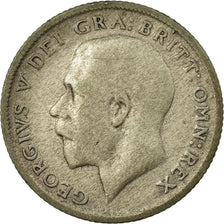 Coin, Great Britain, George V, 6 Pence, 1920, VF(30-35), Silver, KM:815