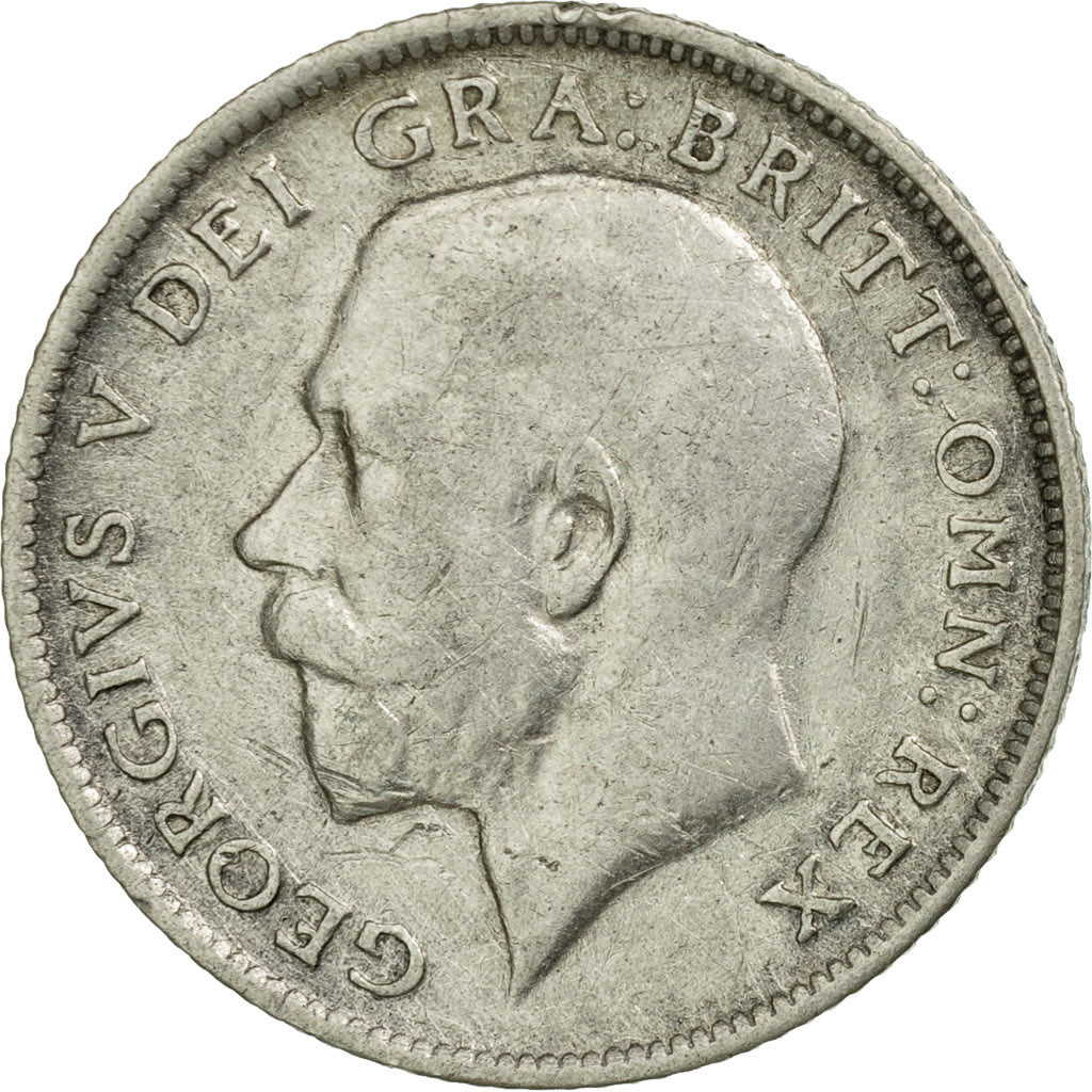 Coin, Great Britain, George V, 6 Pence, 1912, EF(40-45), Silver, KM:815