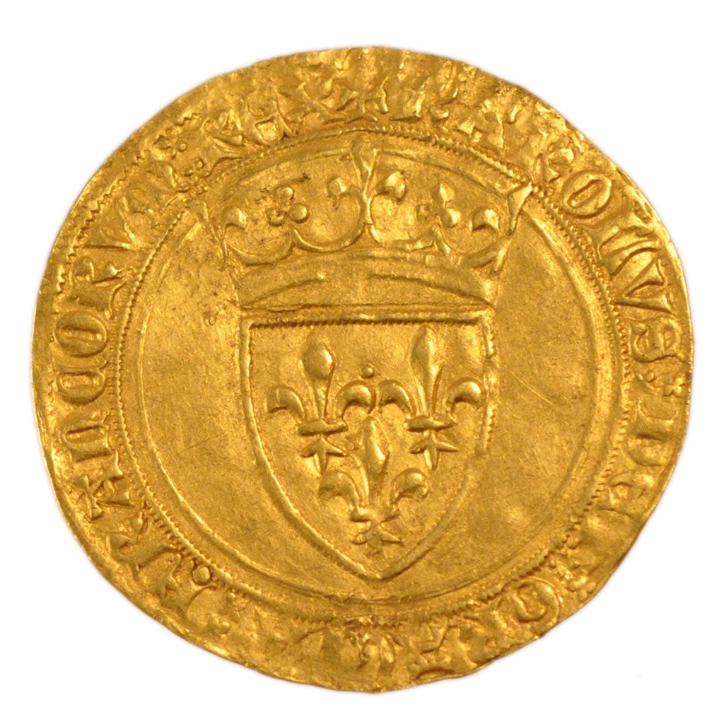 FRANCE, Ecu d'or, St Quentin, AU(50-53), Gold, Duplessy #369B, 3.90