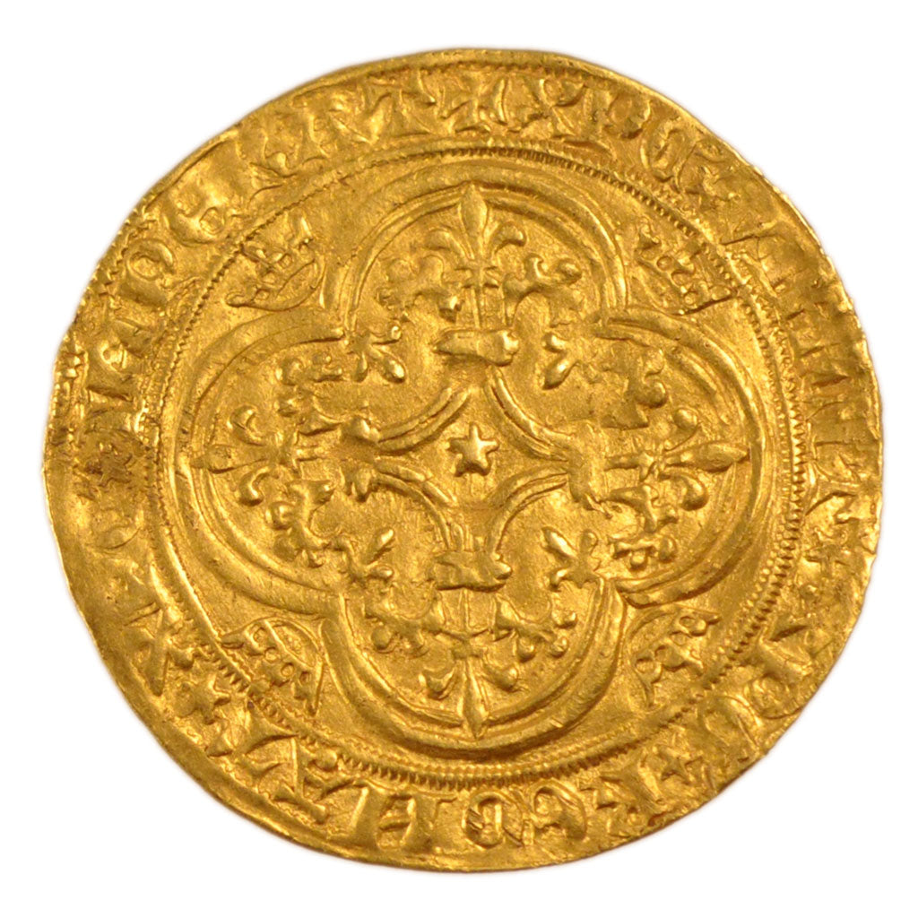 FRANCE, Ecu d'or, St Quentin, AU(50-53), Gold, Duplessy #369B, 3.90