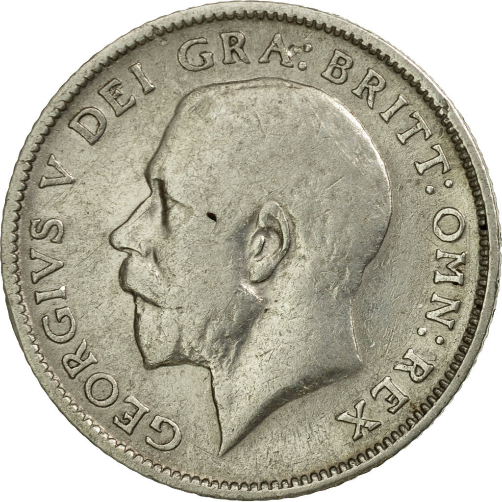Coin, Great Britain, George V, 6 Pence, 1914, EF(40-45), Silver, KM:815