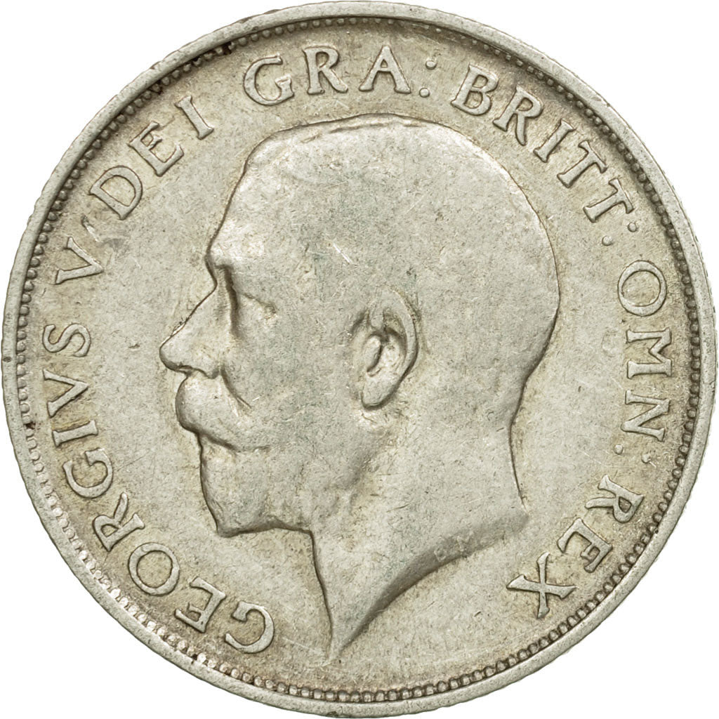 Coin, Great Britain, George V, Shilling, 1917, EF(40-45), Silver, KM:816