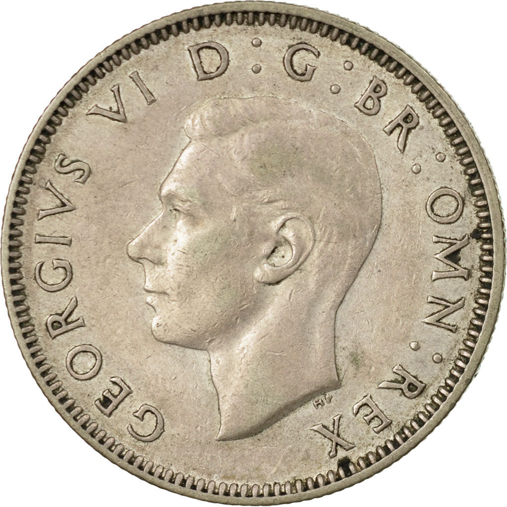Coin, Great Britain, George VI, Shilling, 1943, EF(40-45), Silver, KM:853