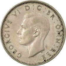 Coin, Great Britain, George VI, Shilling, 1943, EF(40-45), Silver, KM:853