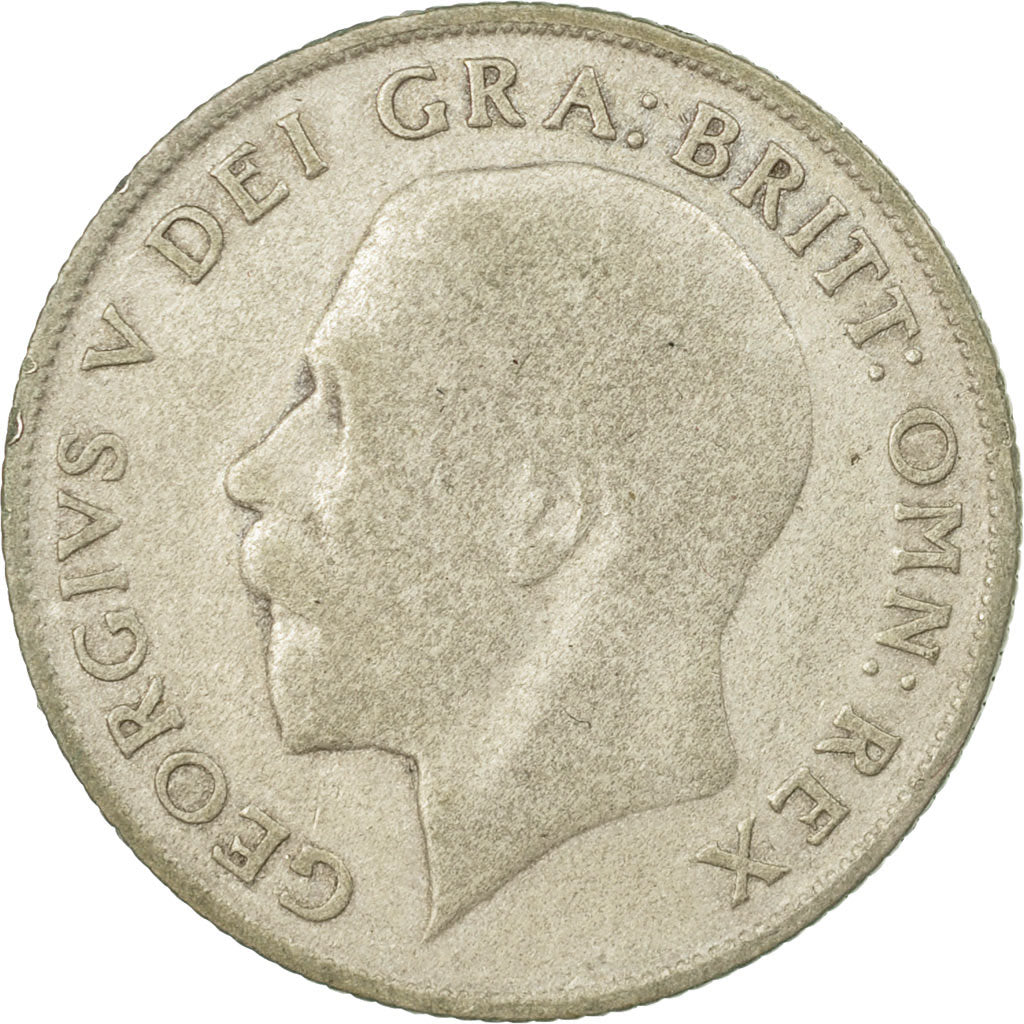 Coin, Great Britain, George V, Shilling, 1921, F(12-15), Silver, KM:816a