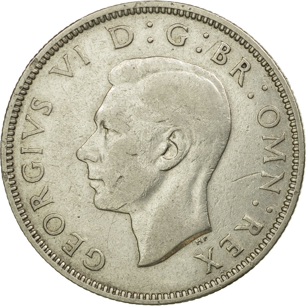 Coin, Great Britain, George VI, Florin, Two Shillings, 1939, EF(40-45), Silver