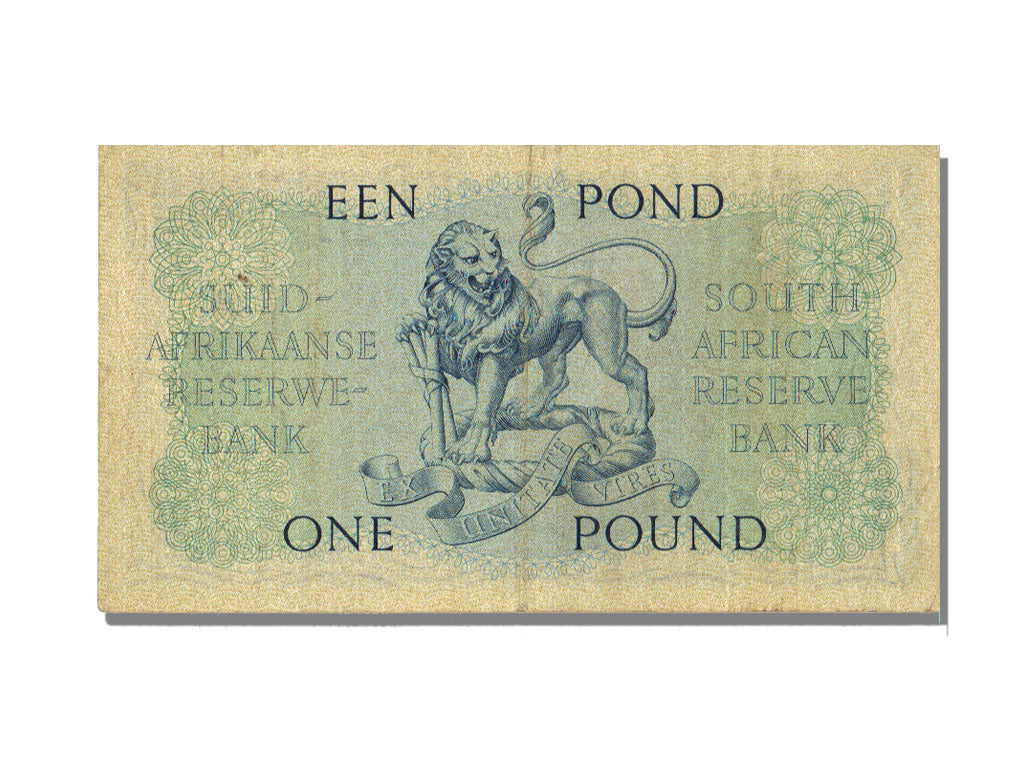 South Africa, 1 Pound, 1955, KM #93e, 1955-11-25, UNC(60-62), B 220