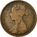 Coin, Great Britain, Victoria, 1/2 Penny, 1891, EF(40-45), Bronze, KM:754