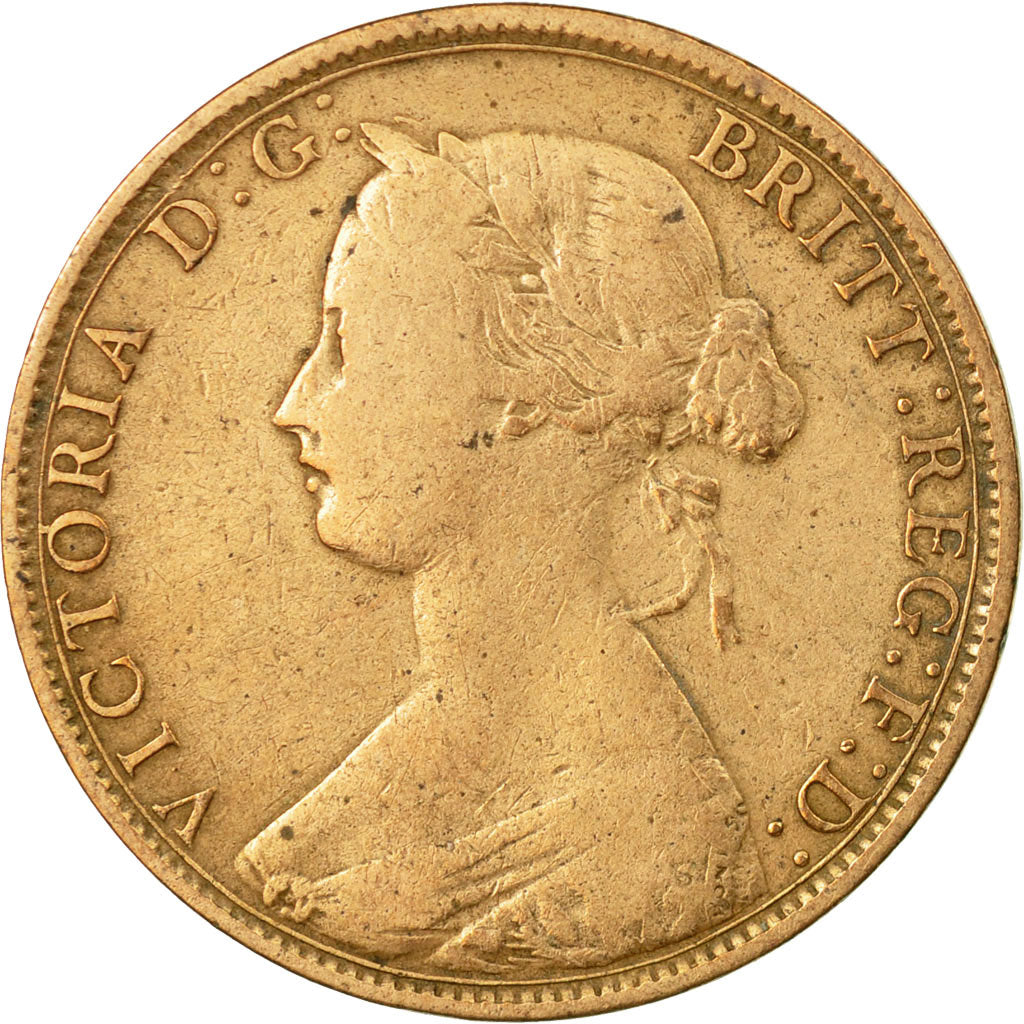 Monnaie, Grande-Bretagne, Victoria, 1/2 Penny, 1862, TTB, Bronze, KM:748.2
