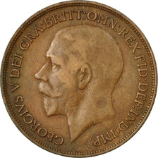 Coin, Great Britain, George V, Penny, 1914, EF(40-45), Bronze, KM:810
