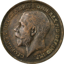 Coin, Great Britain, George V, Penny, 1918, EF(40-45), Bronze, KM:810