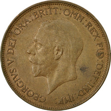 Coin, Great Britain, George V, Penny, 1928, EF(40-45), Bronze, KM:838