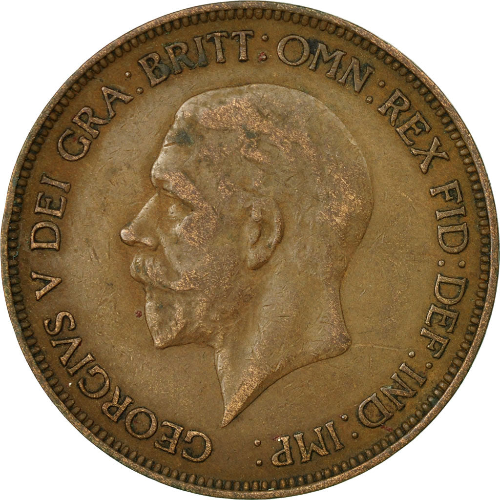 Coin, Great Britain, George V, Penny, 1930, EF(40-45), Bronze, KM:838