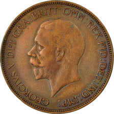 Coin, Great Britain, George V, Penny, 1932, EF(40-45), Bronze, KM:838